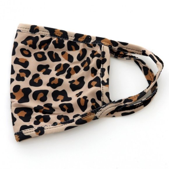 wholesale lot Leopard print Washable Face Mask with Filter Pocket - Picture 1 of 2